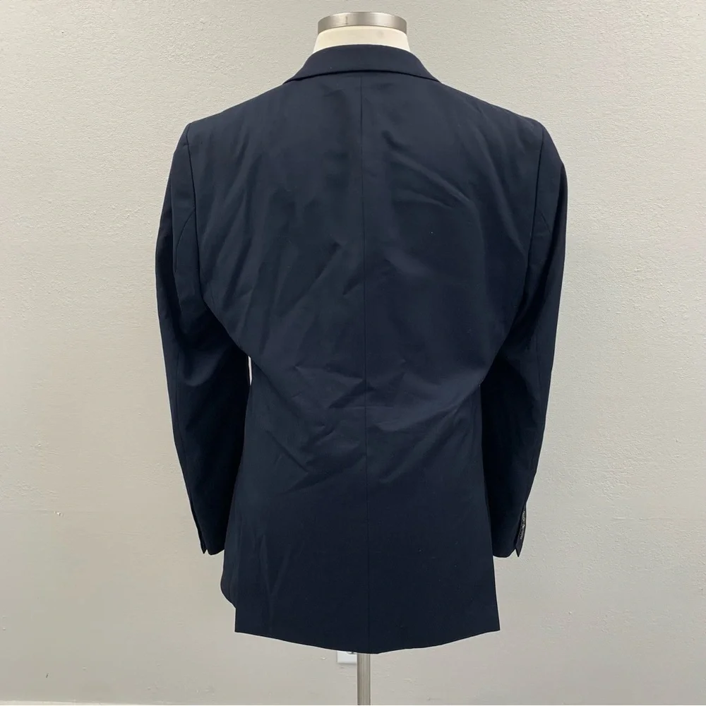 Stafford Navy Two-Button Men's Blazer